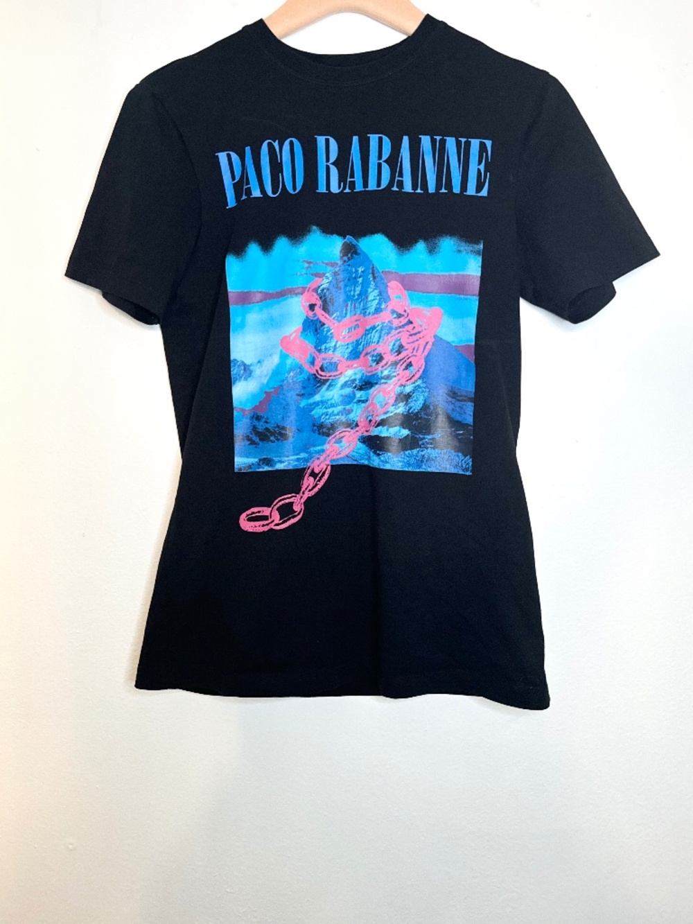 Paco Rabanne Printed Cotton T-Shirt Size XS